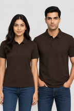 Men's Plain Cotton Polo T-Shirt – 220 GSM, Regular Fit