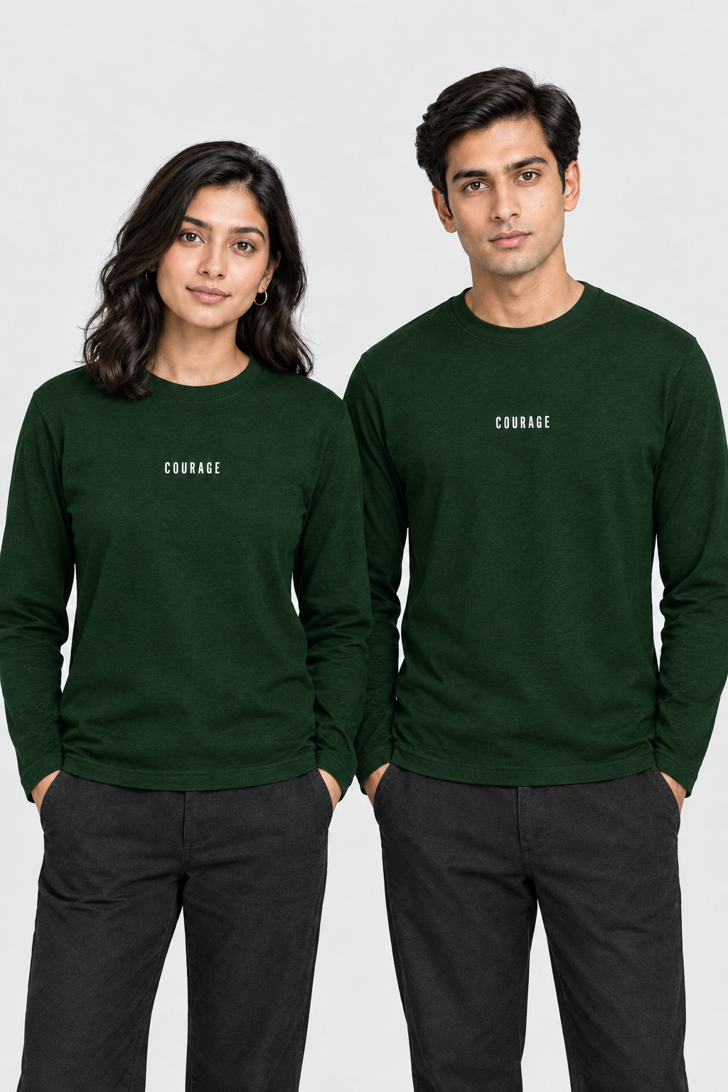 Herren Langarm-T-Shirt - COURAGE