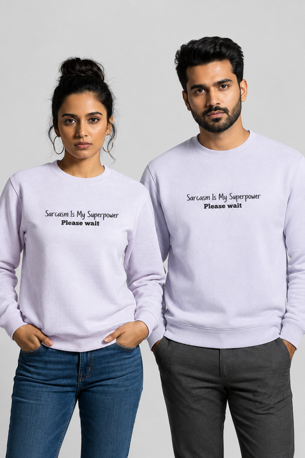 Unisex-Sweatshirt – Sarkasmus
