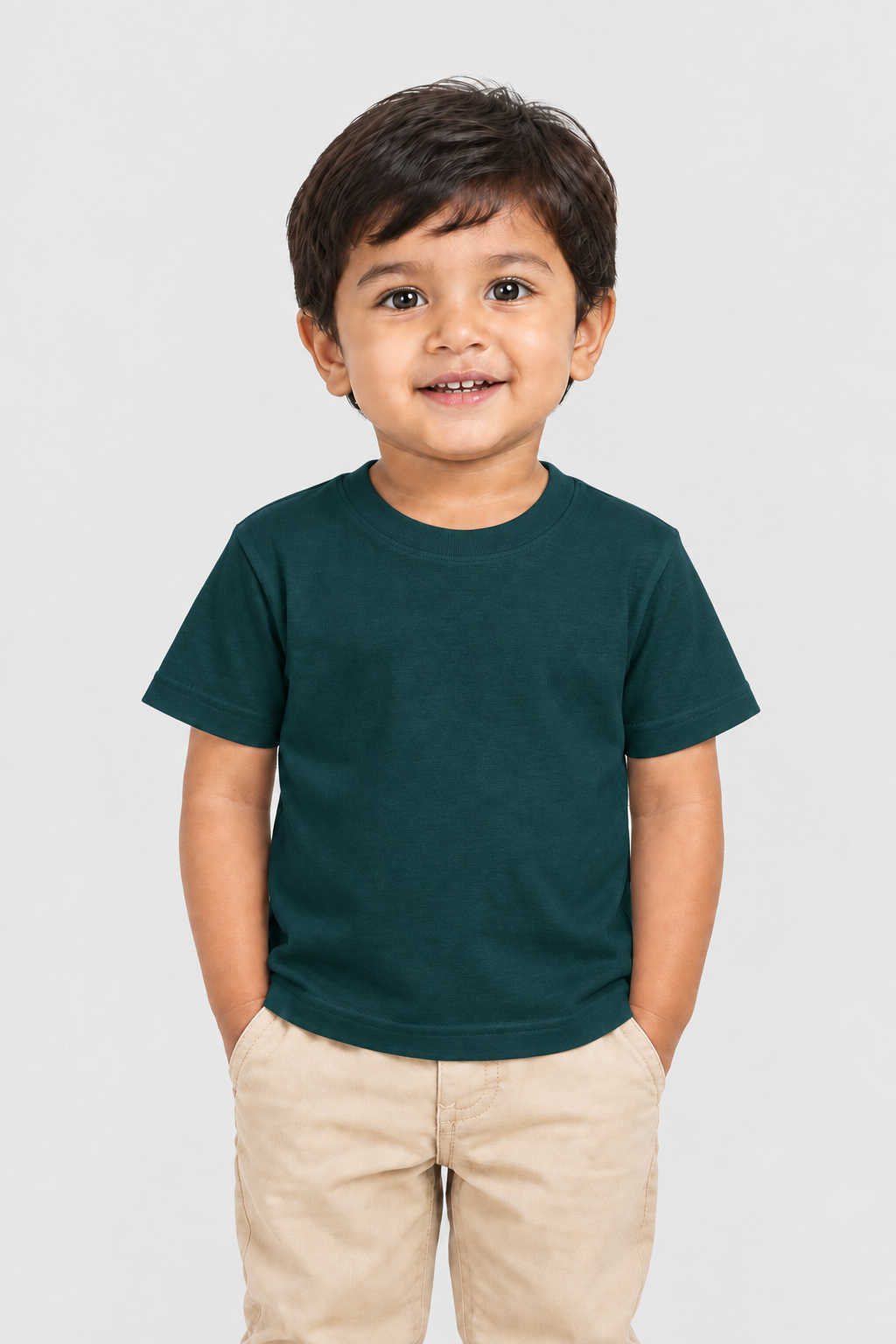 Boy's Crew Neck T-Shirt (0–47 Months) - Personalized