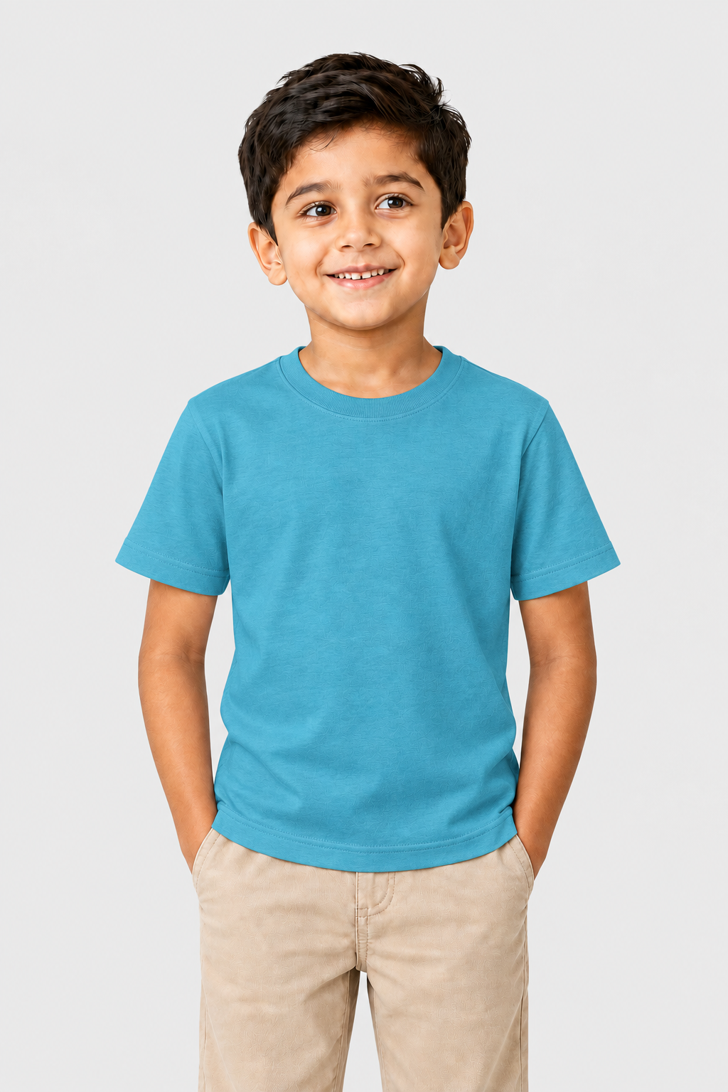 Boy's Crew Neck T-Shirt (7-11)Yrs - Personalized