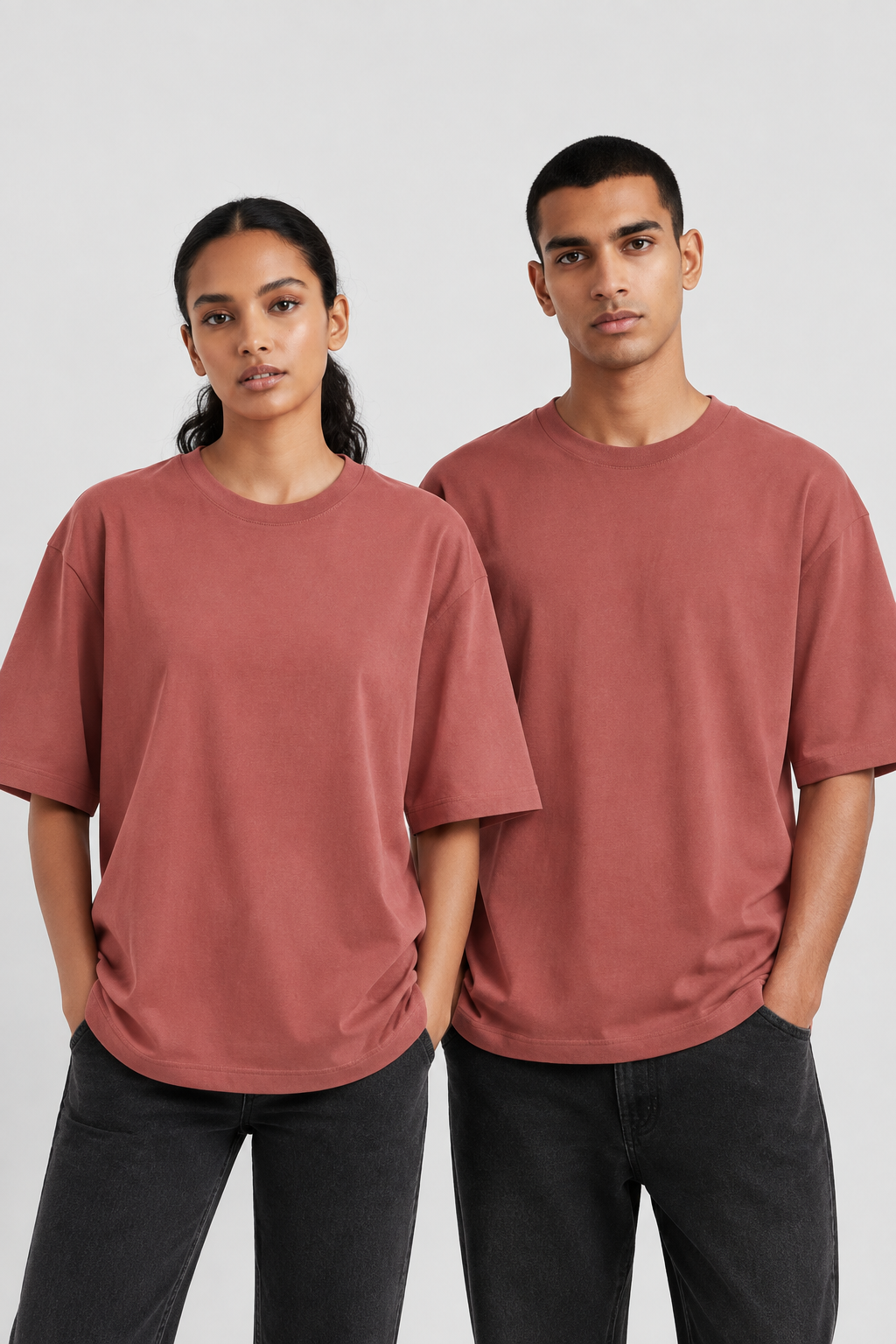 Unisex Oversize Klassisches T-Shirt – Uni