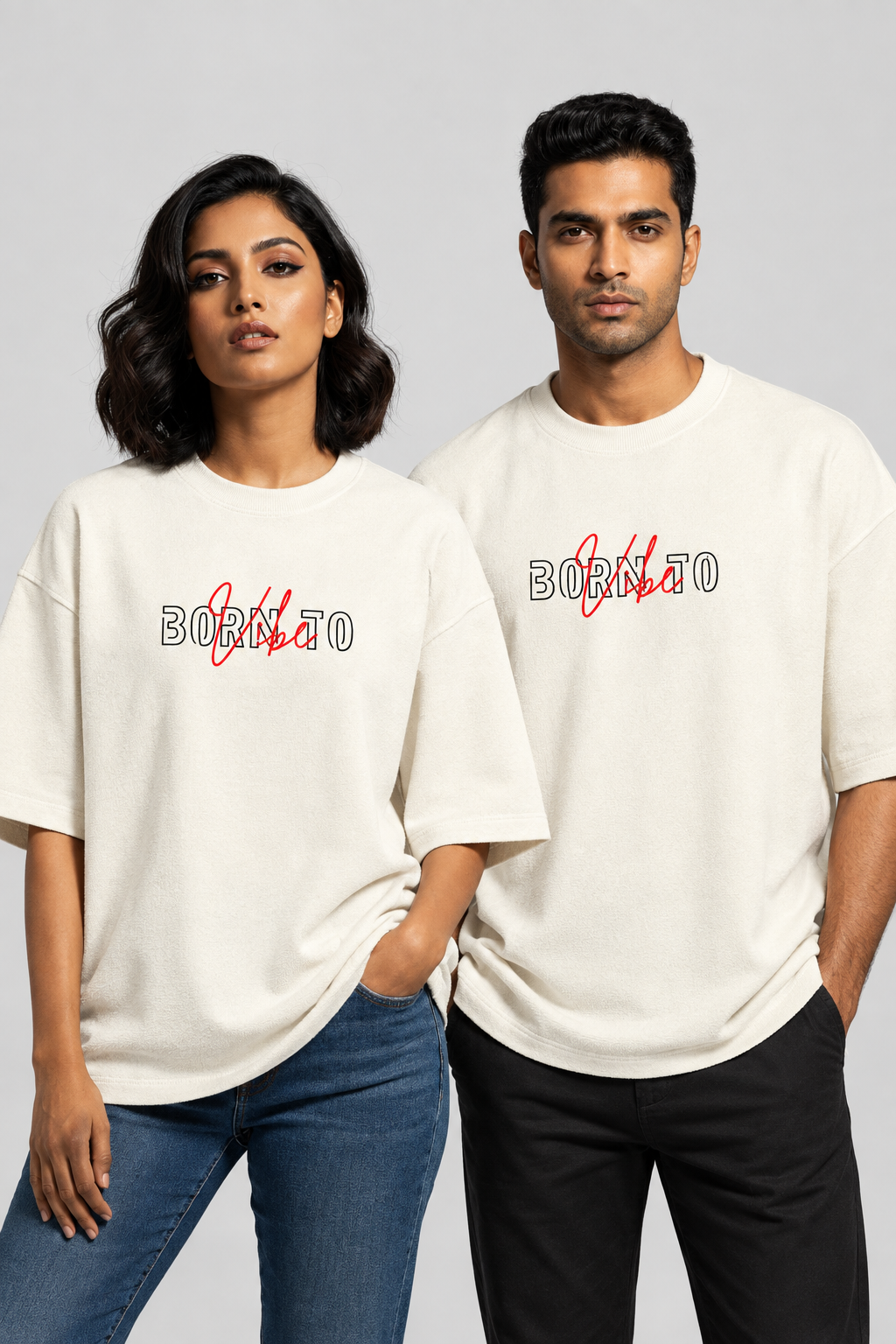 Unisex Terry Oversized T-Shirt – Born To Vibe