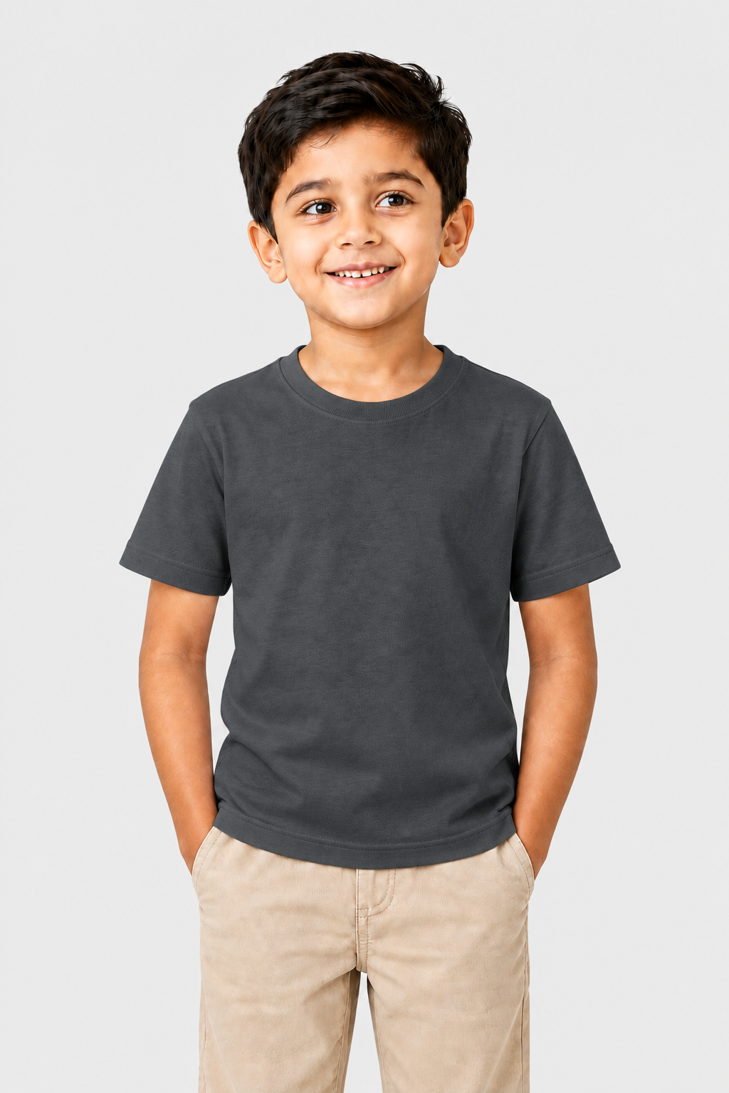 Boy's Crew Neck T-Shirt (7-11)Yrs - Personalized