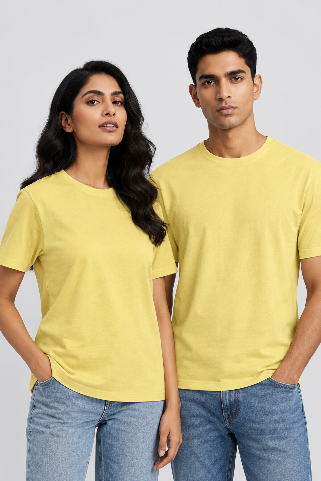 Unisex Klassisches Rundhals-T-Shirt - Unifarben