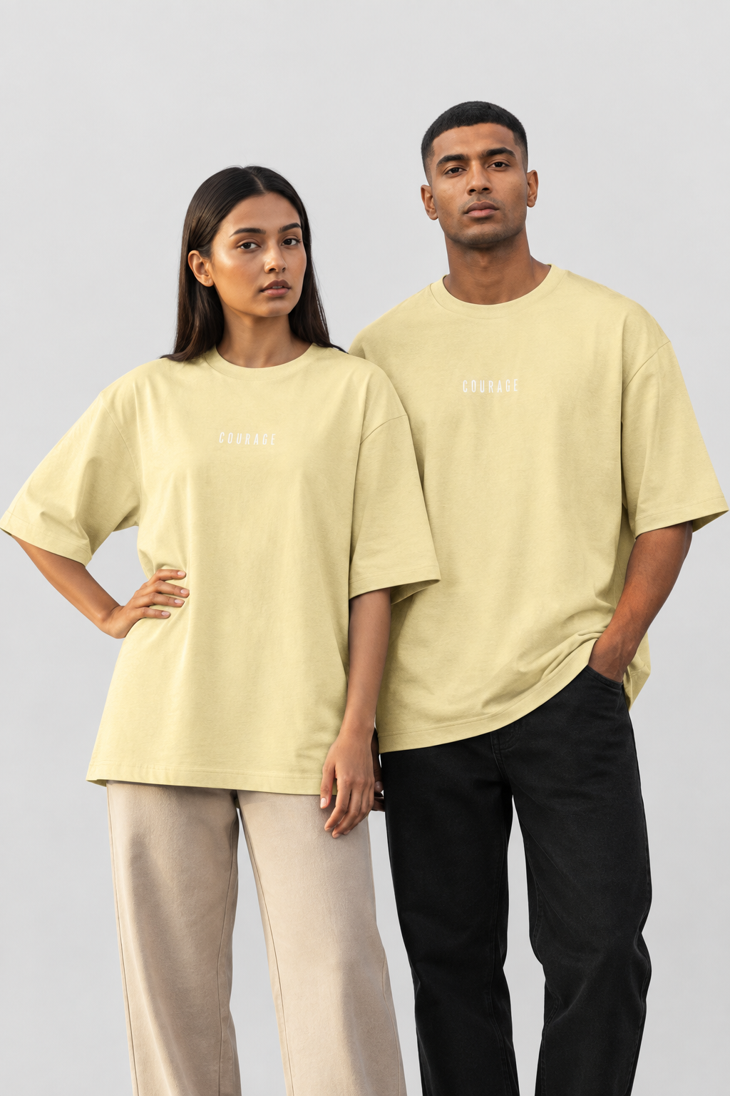 Unisex Oversized Standard T-Shirt – COURAGE