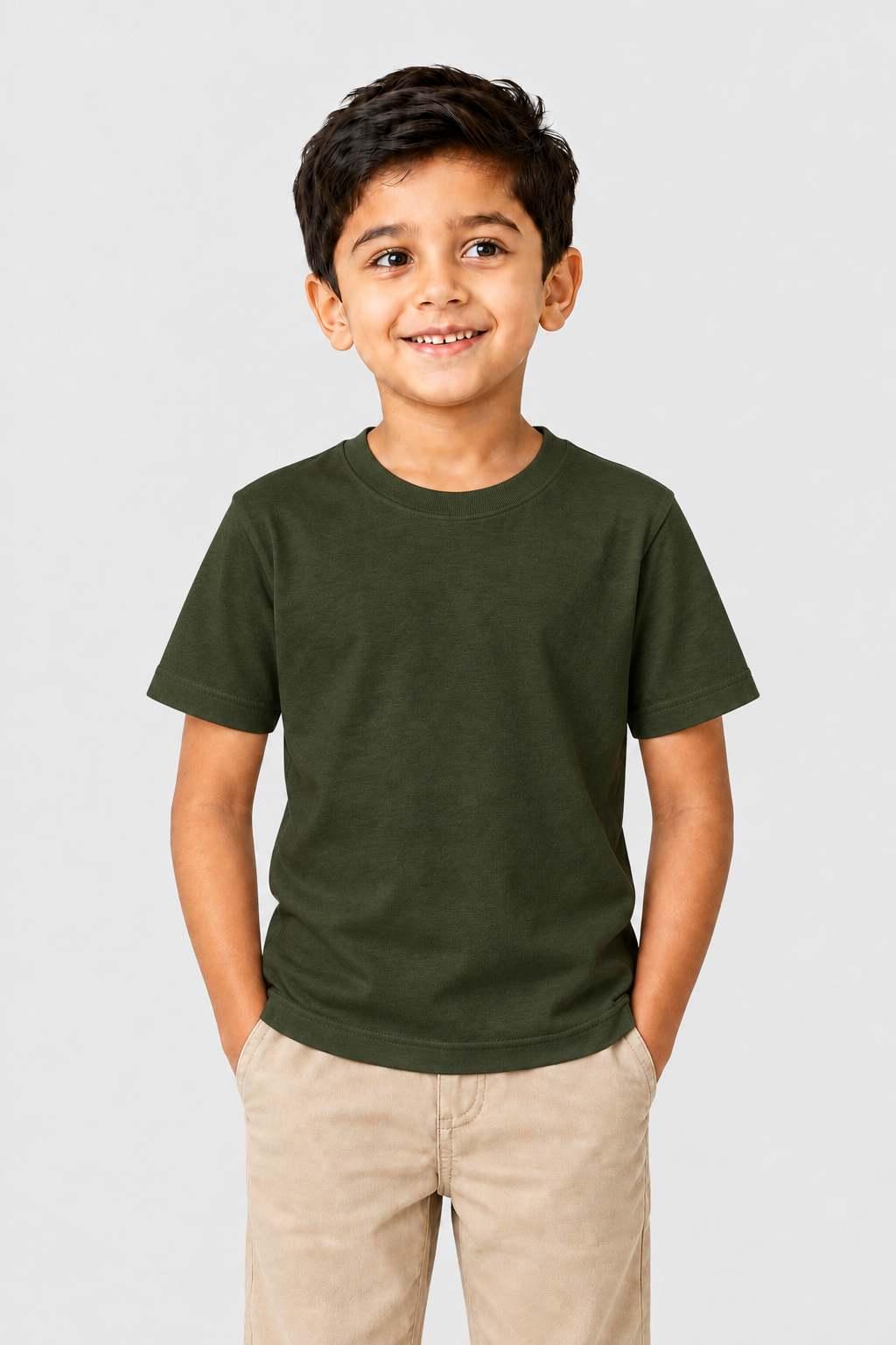 Boy's Crew Neck T-Shirt (7-11)Yrs - Personalized