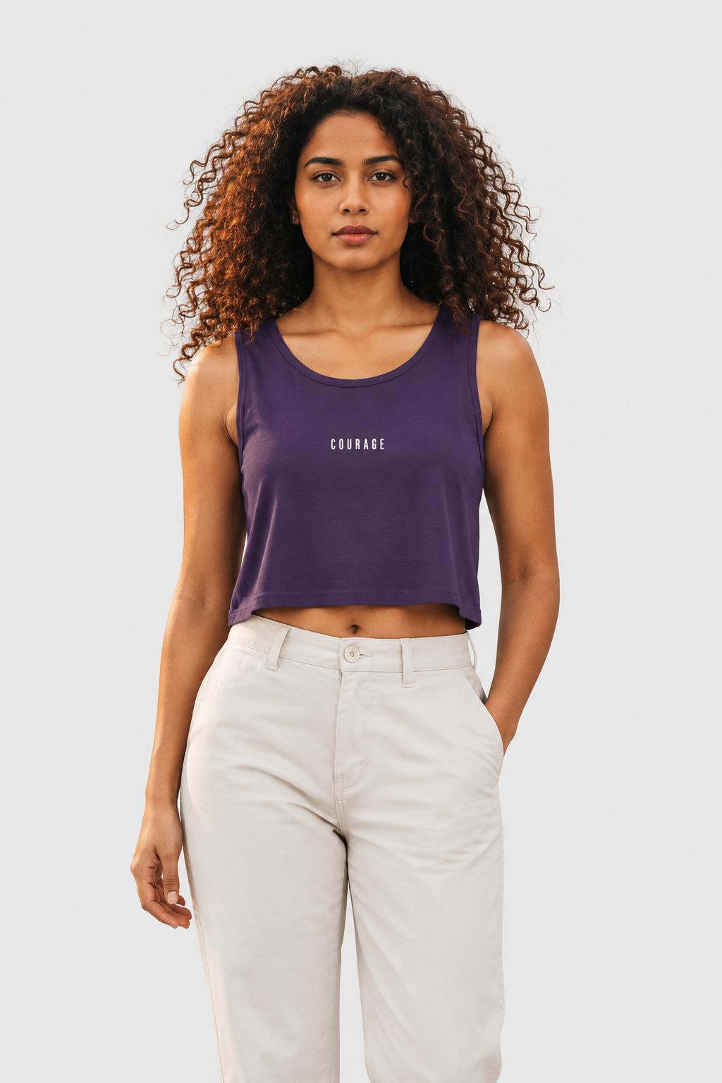 Crop-Tanktop – COURAGE
