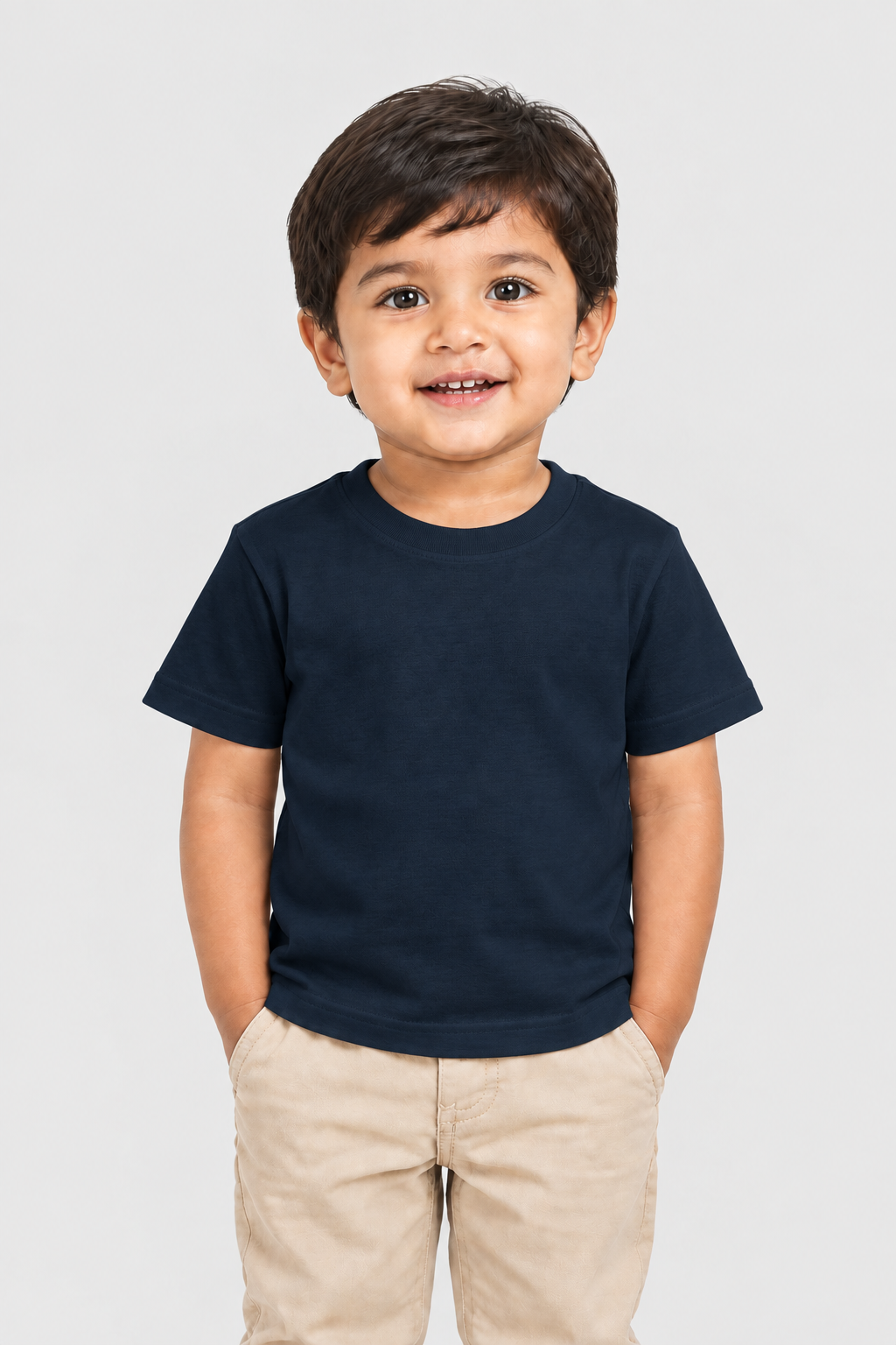 Boy's Crew Neck T-Shirt (0–47 Months) - Personalized