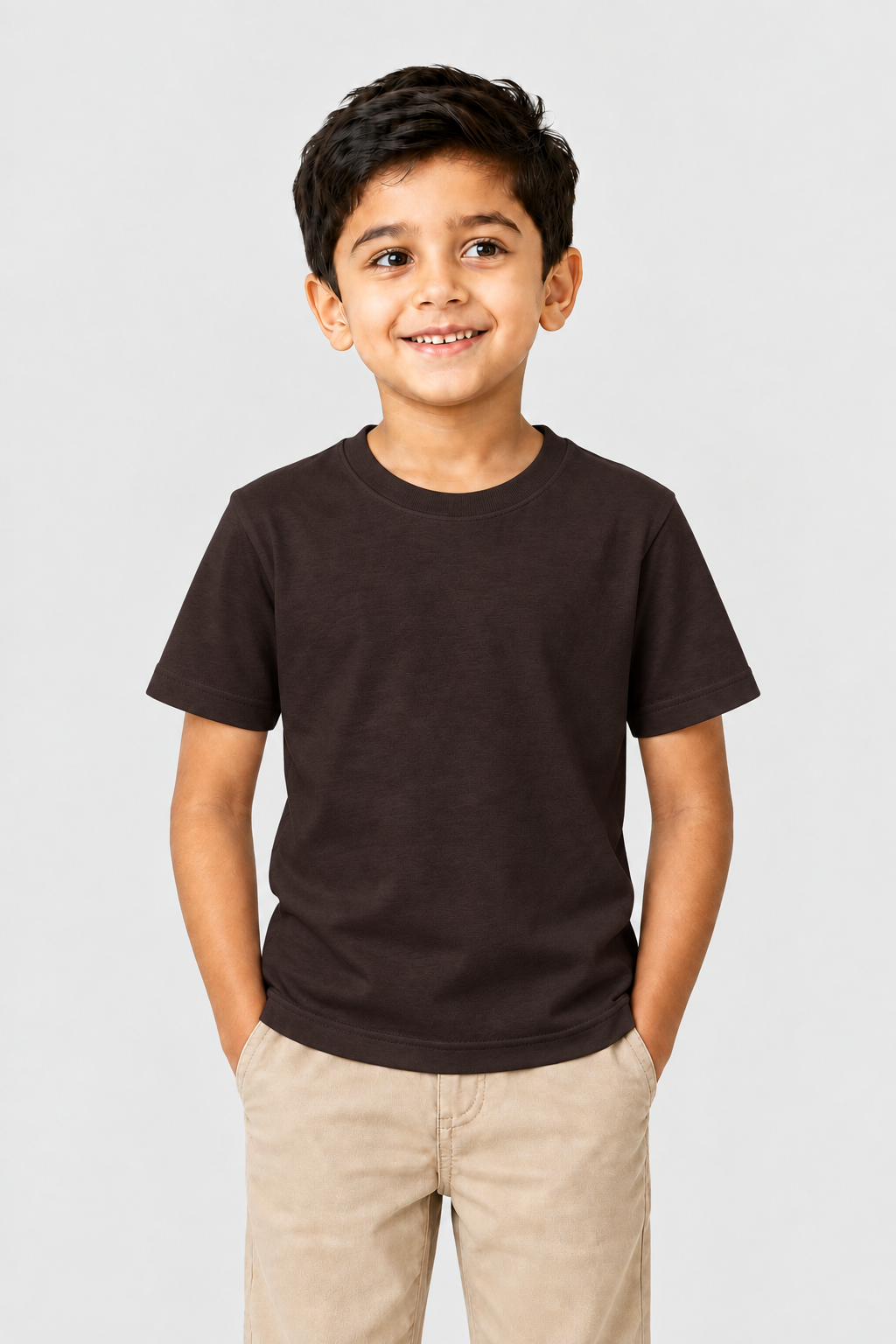 Boy's Crew Neck T-Shirt (7-11)Yrs - Personalized