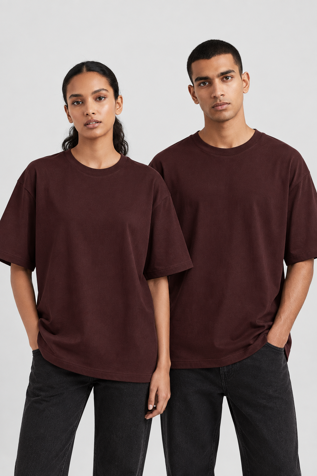 Unisex Oversize Klassisches T-Shirt – Uni