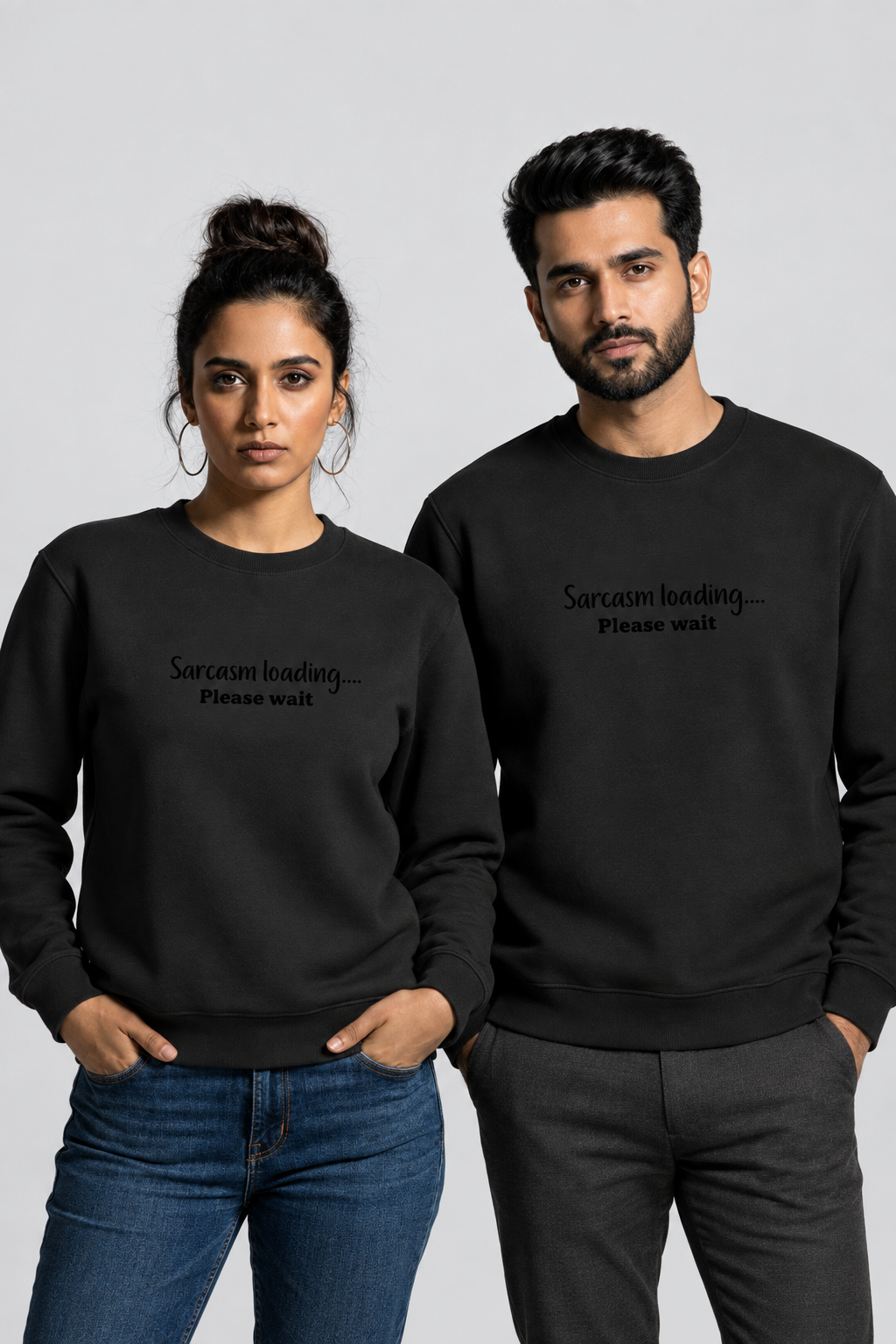 Unisex-Sweatshirt – Sarkasmus