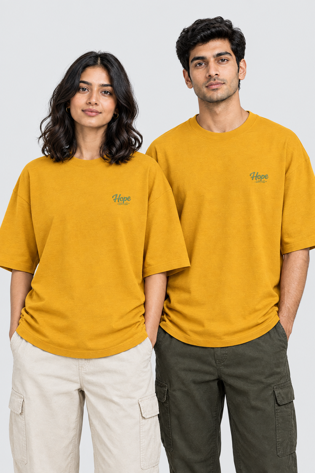 Unisex Oversized Classic T-Shirt – Stickerei: Hope