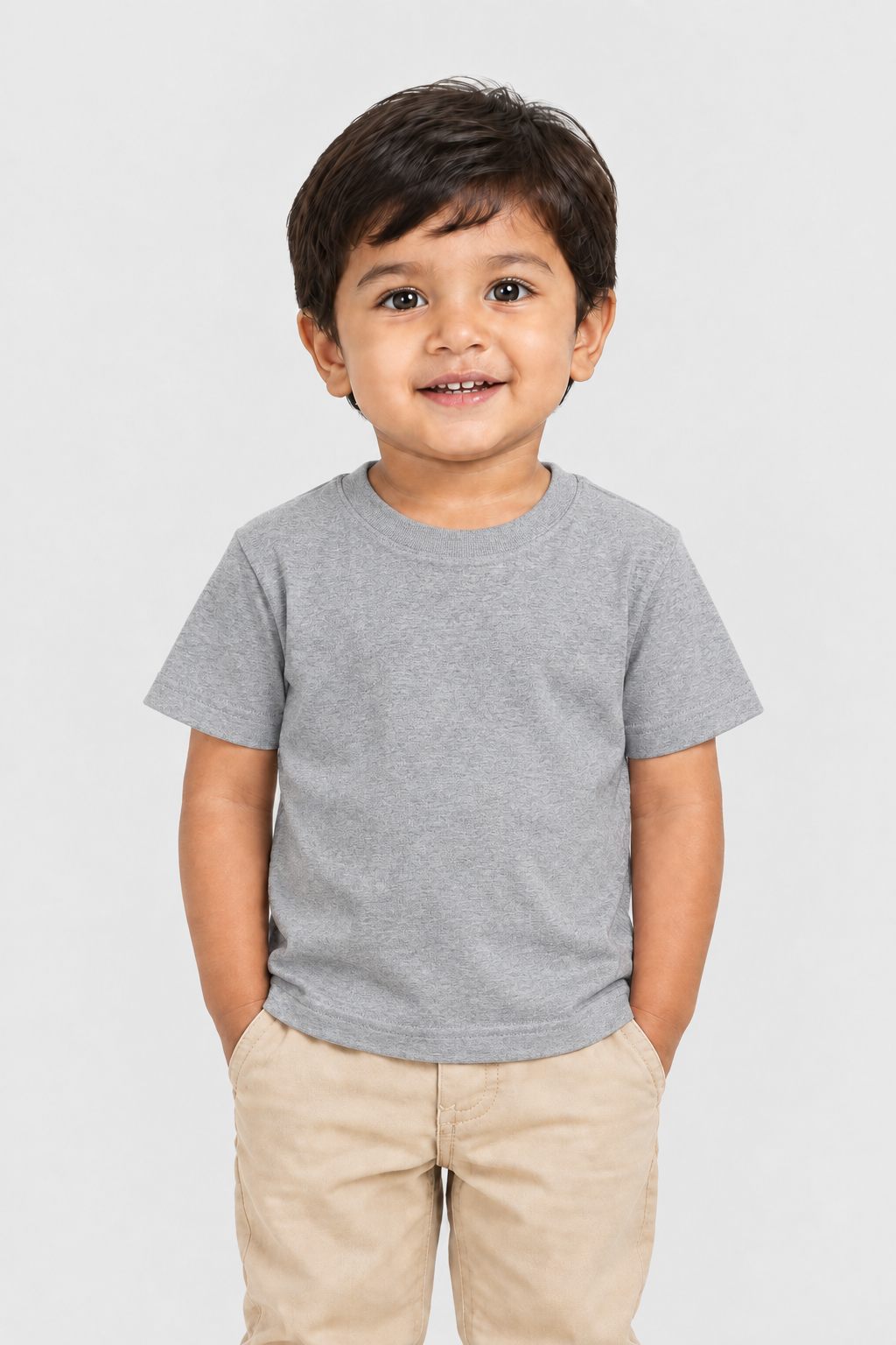 Boy's Crew Neck T-Shirt (0–47 Months) - Personalized