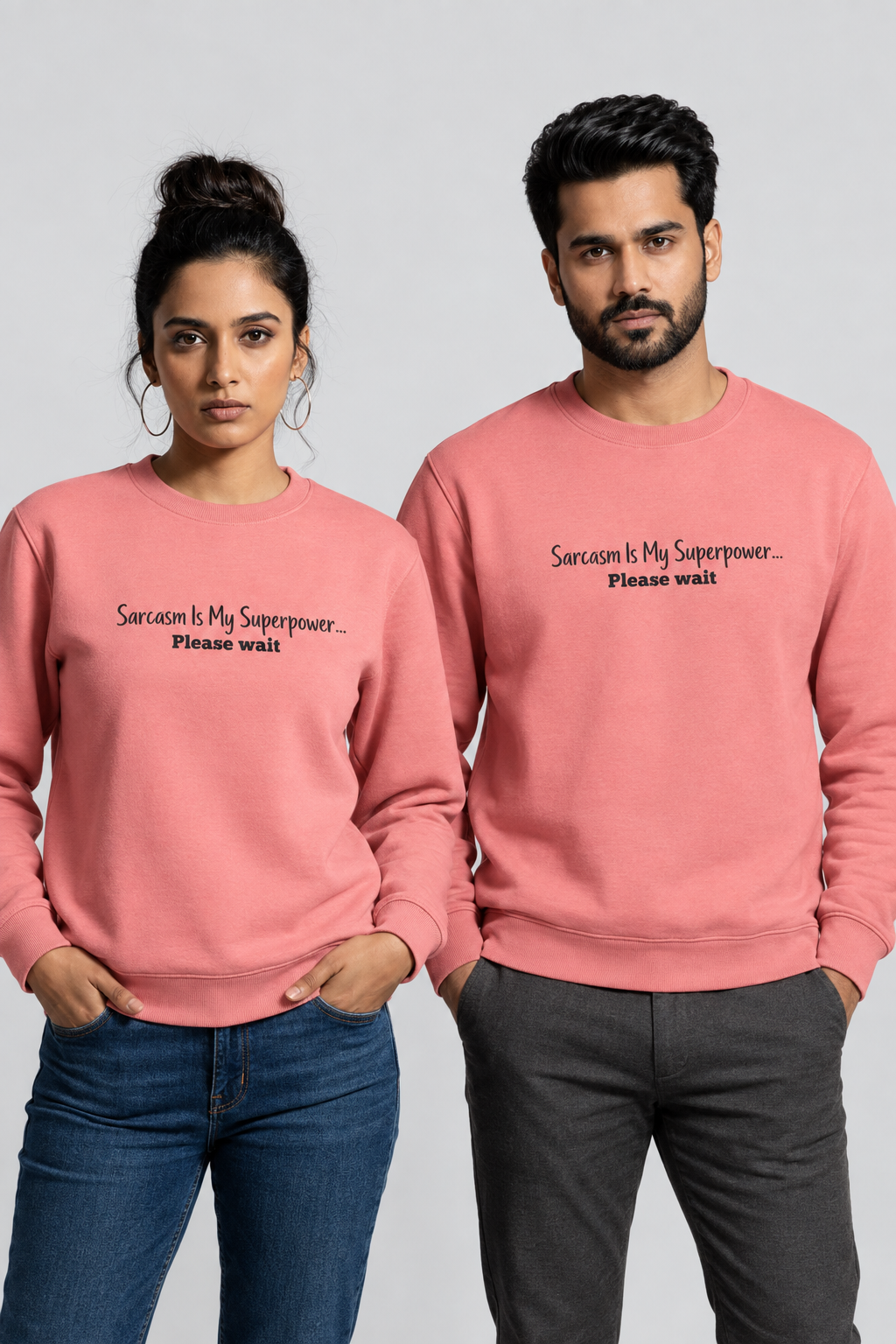 Unisex-Sweatshirt – Sarkasmus