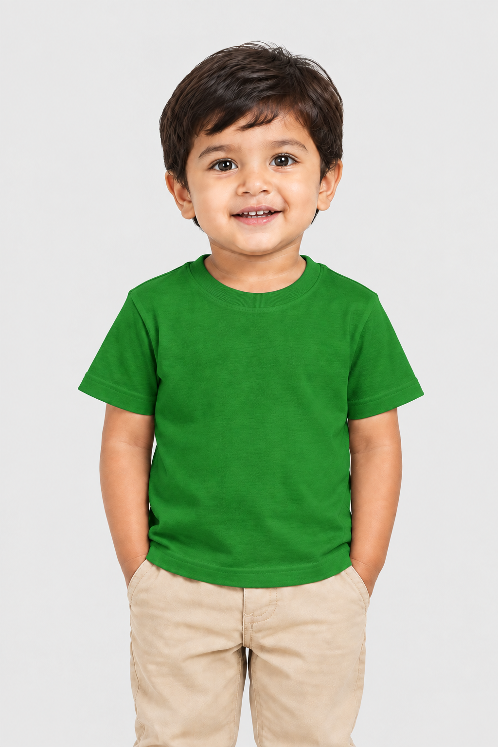 Boy's Crew Neck T-Shirt (0–47 Months) - Personalized