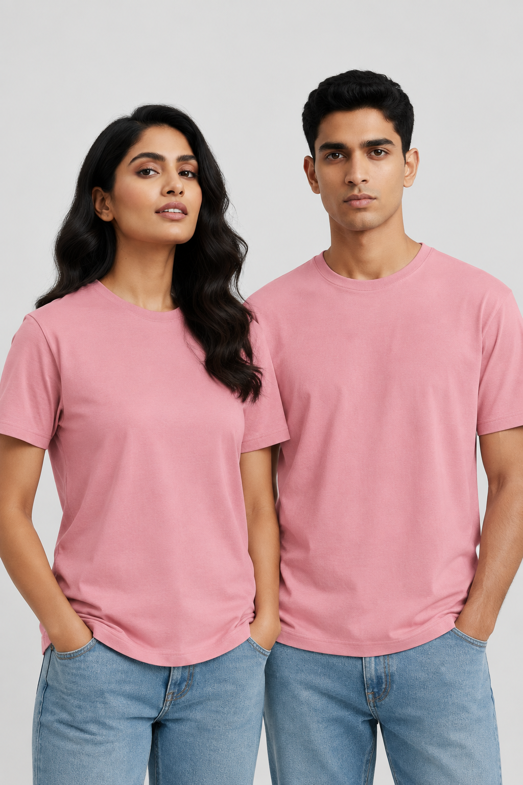 Unisex Klassisches Rundhals-T-Shirt - Unifarben
