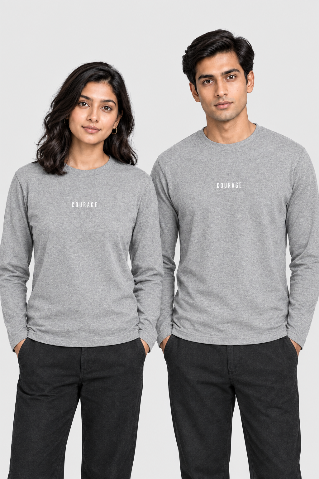 Herren Langarm-T-Shirt - COURAGE