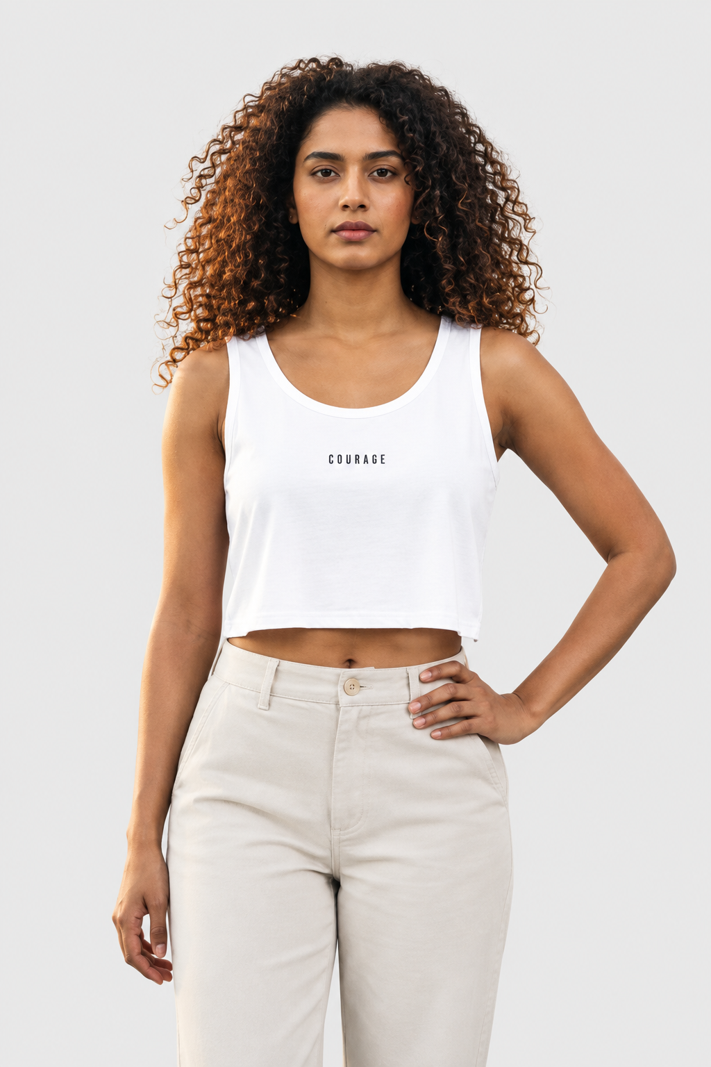 Crop-Tanktop – COURAGE