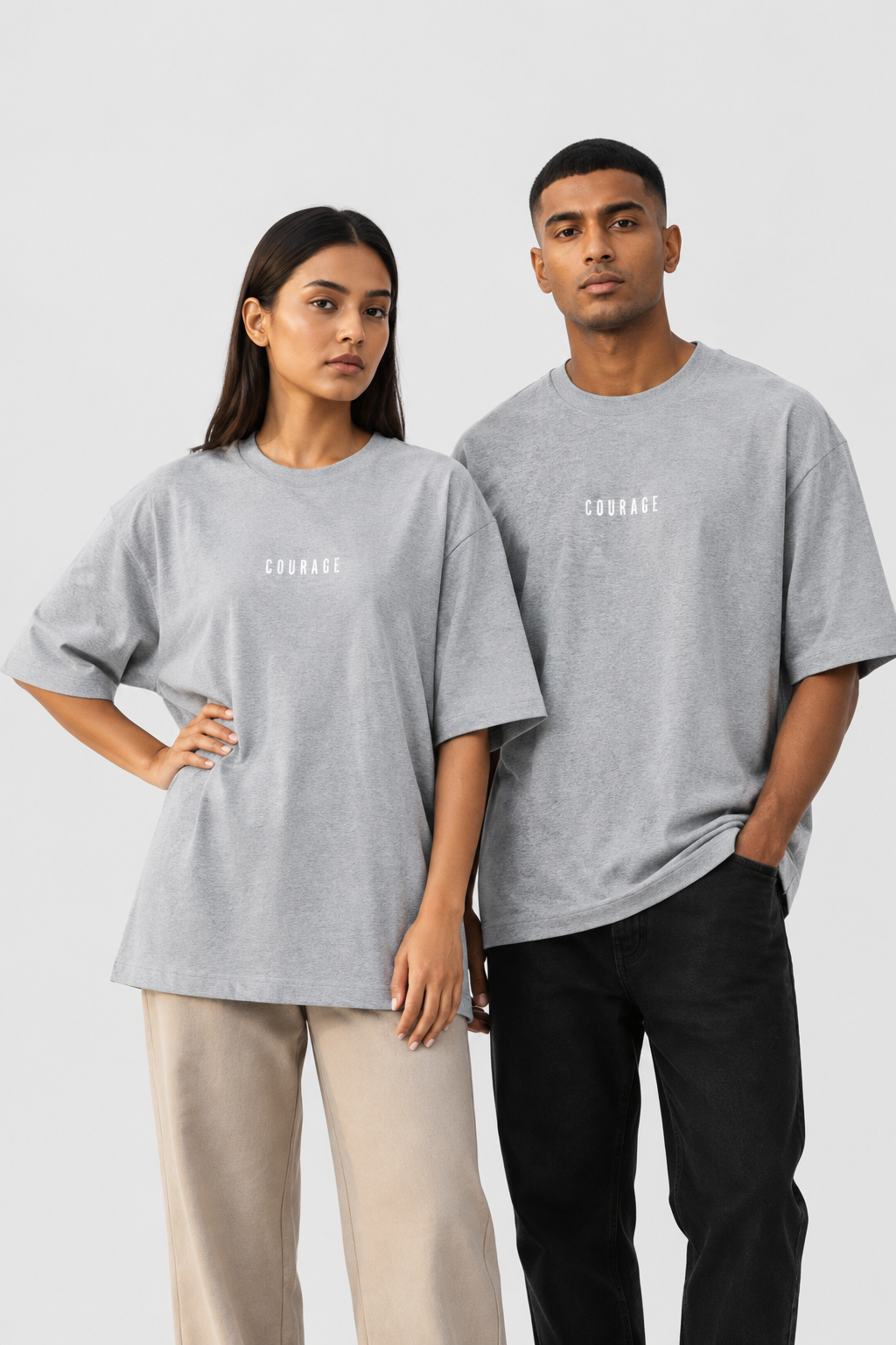 Unisex Oversized Standard T-Shirt – COURAGE