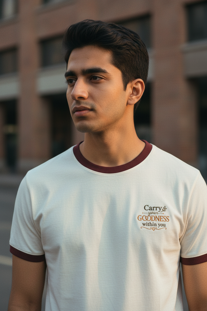 Carry Your Goodness Ringer c_71 - Male Closeup