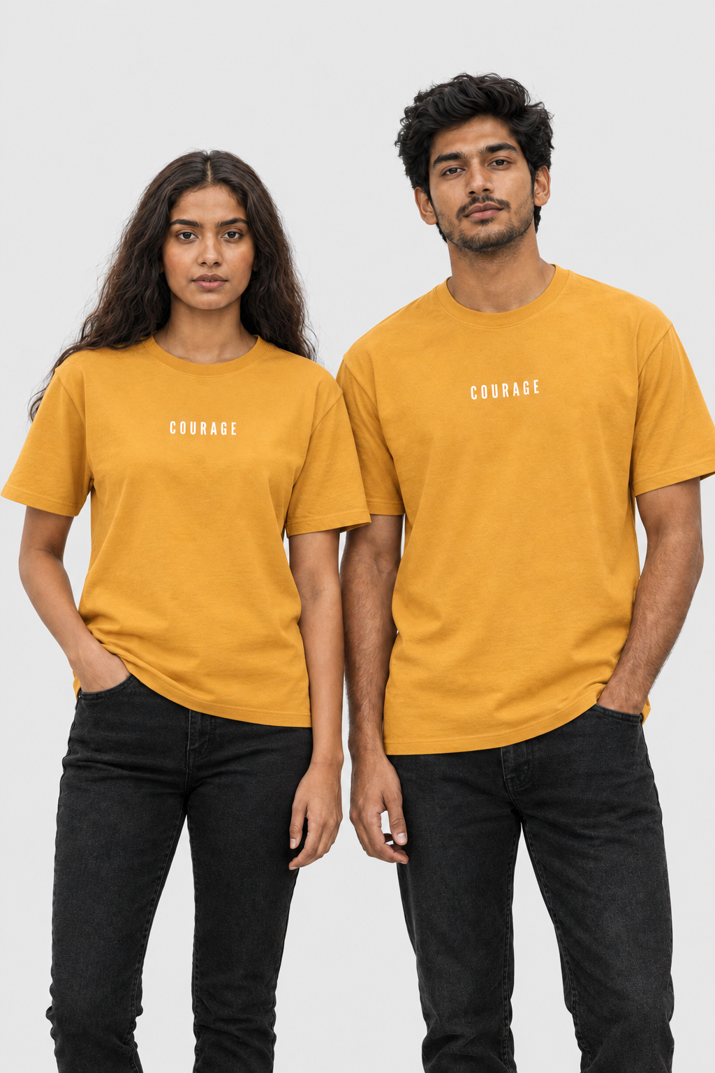 Unisex Classic Rundhals T-Shirt – COURAGE
