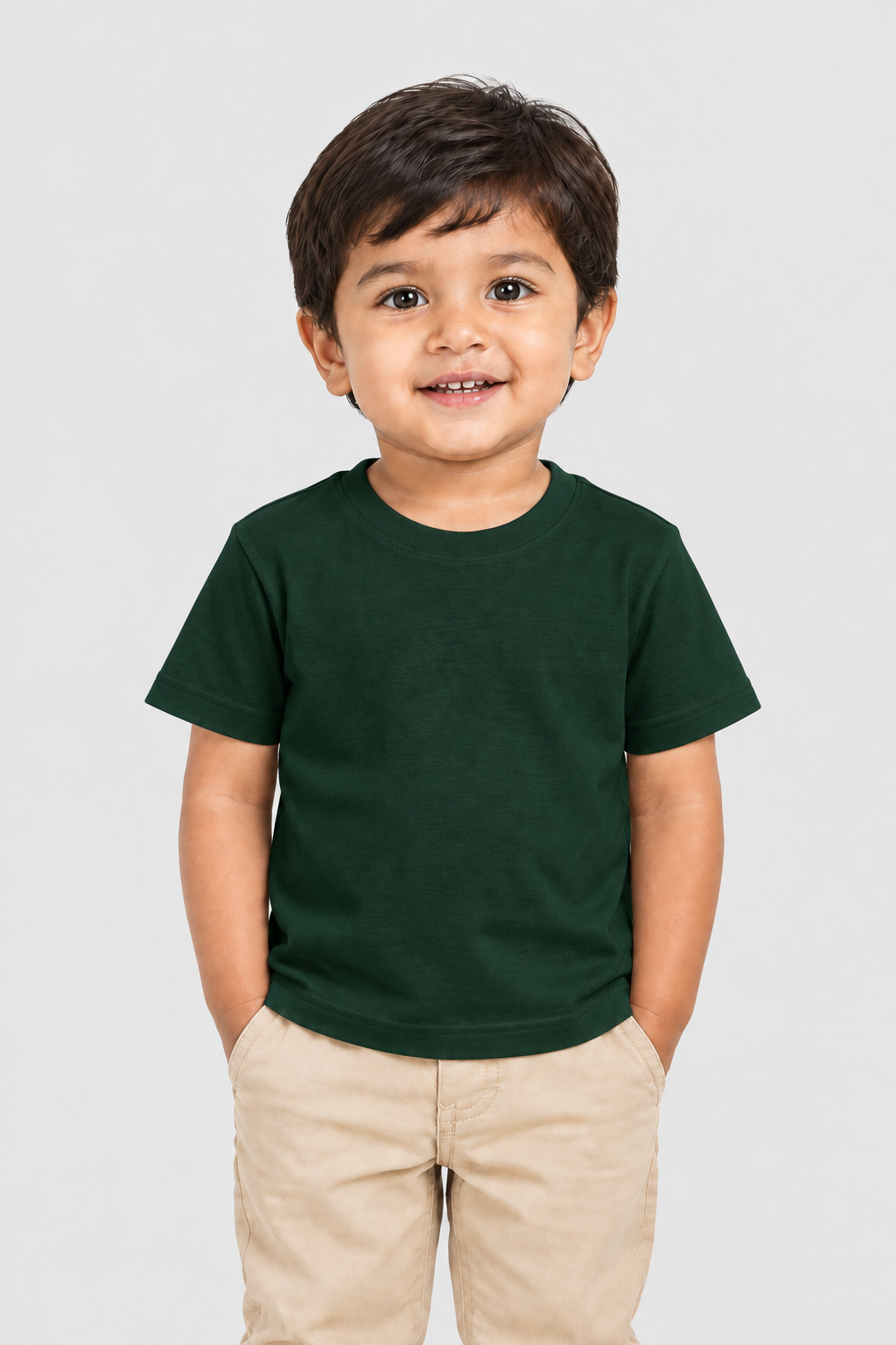 Boy's Crew Neck T-Shirt (0–47 Months) - Personalized