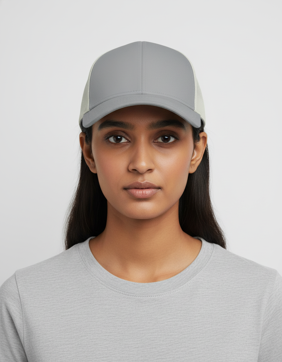 Color variant 1 - Female model with t-shirt - Front view
