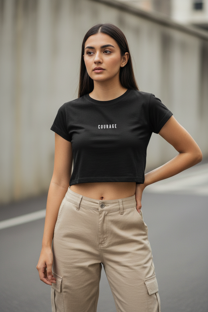 COURAGE Crop Top c_2 - Female