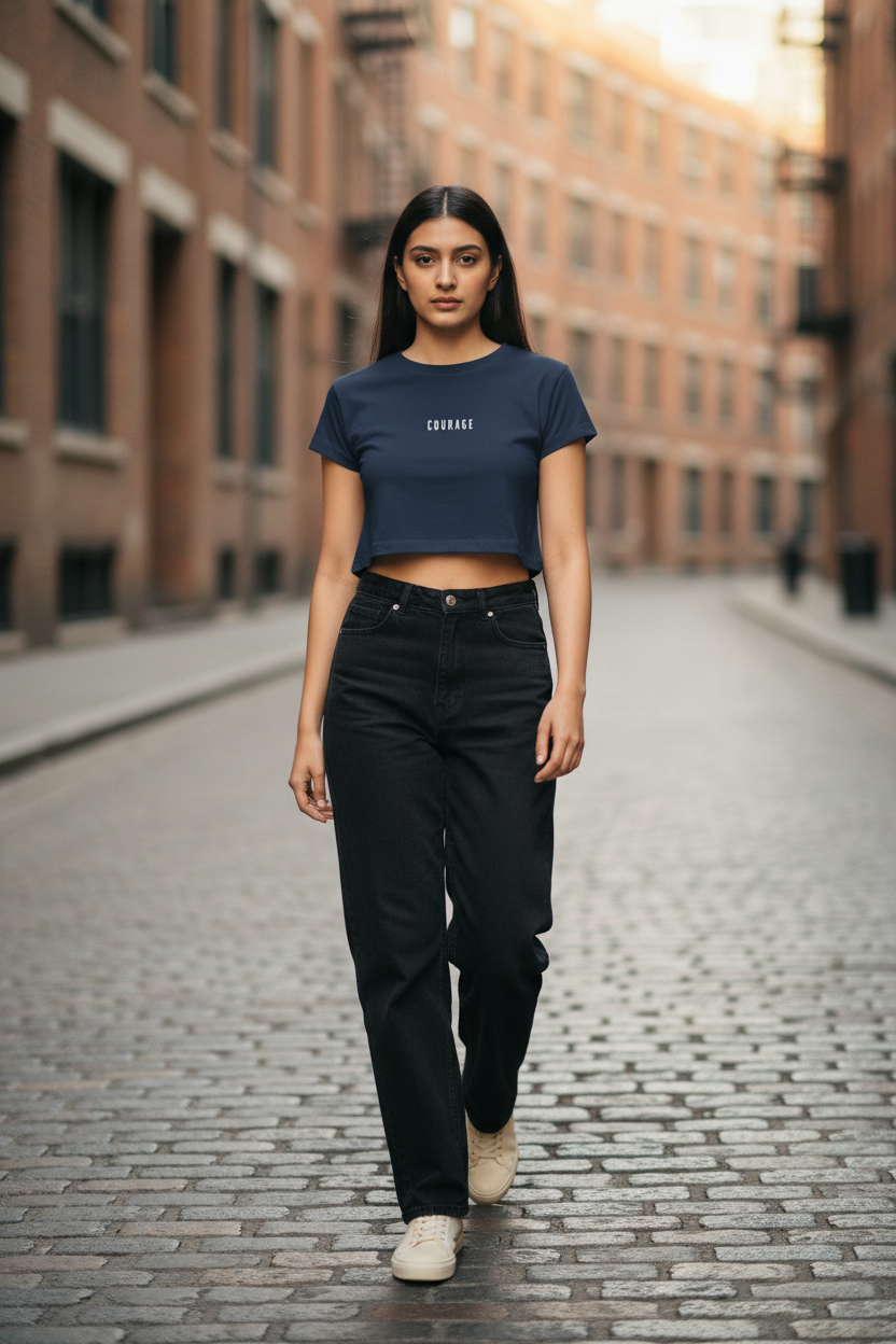 COURAGE Crop Top c_3 - Female