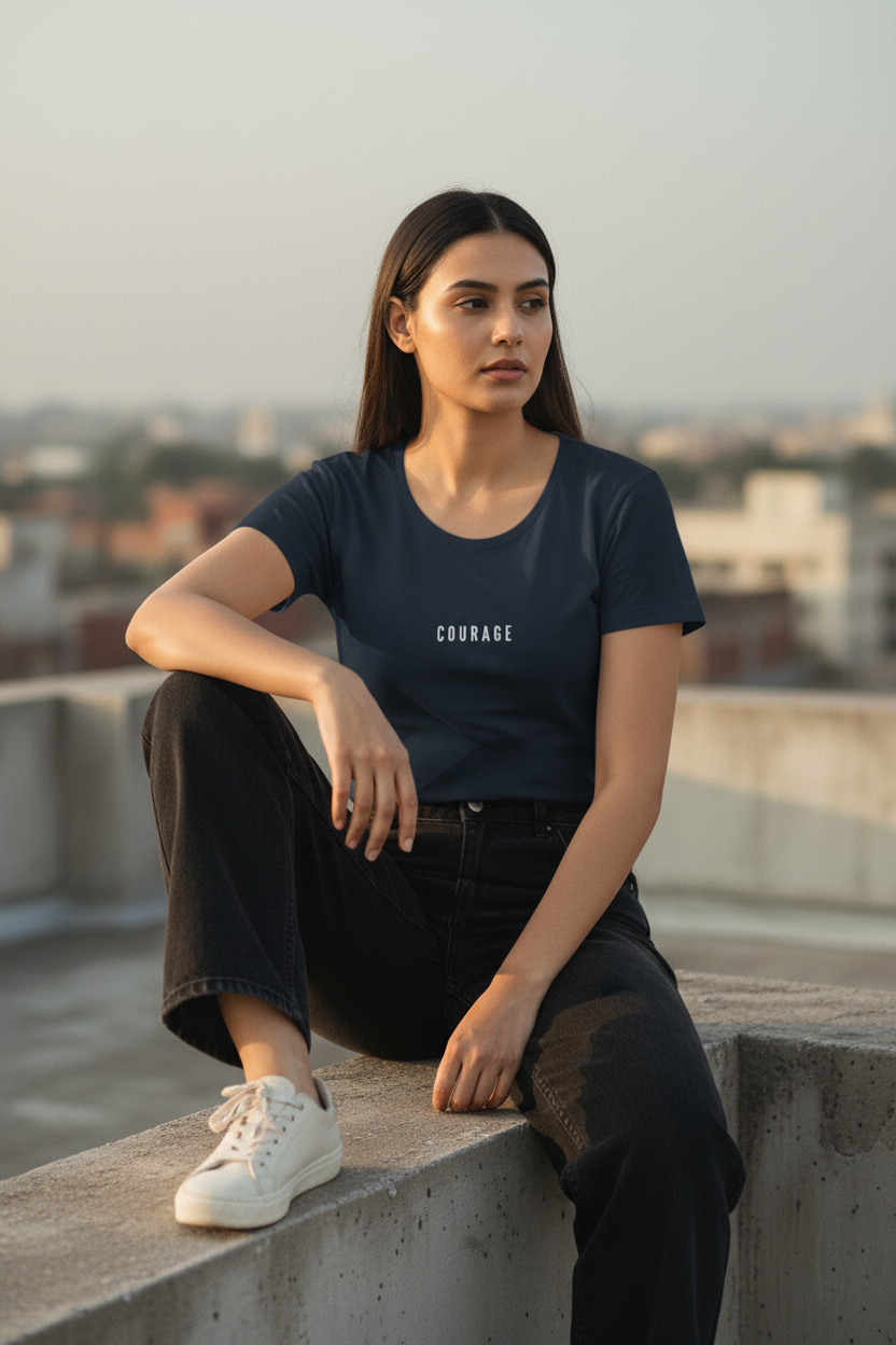 COURAGE Tee c_3 - Female