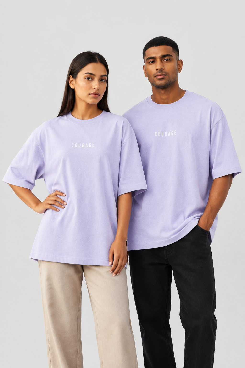Unisex Oversized Standard T-Shirt – COURAGE