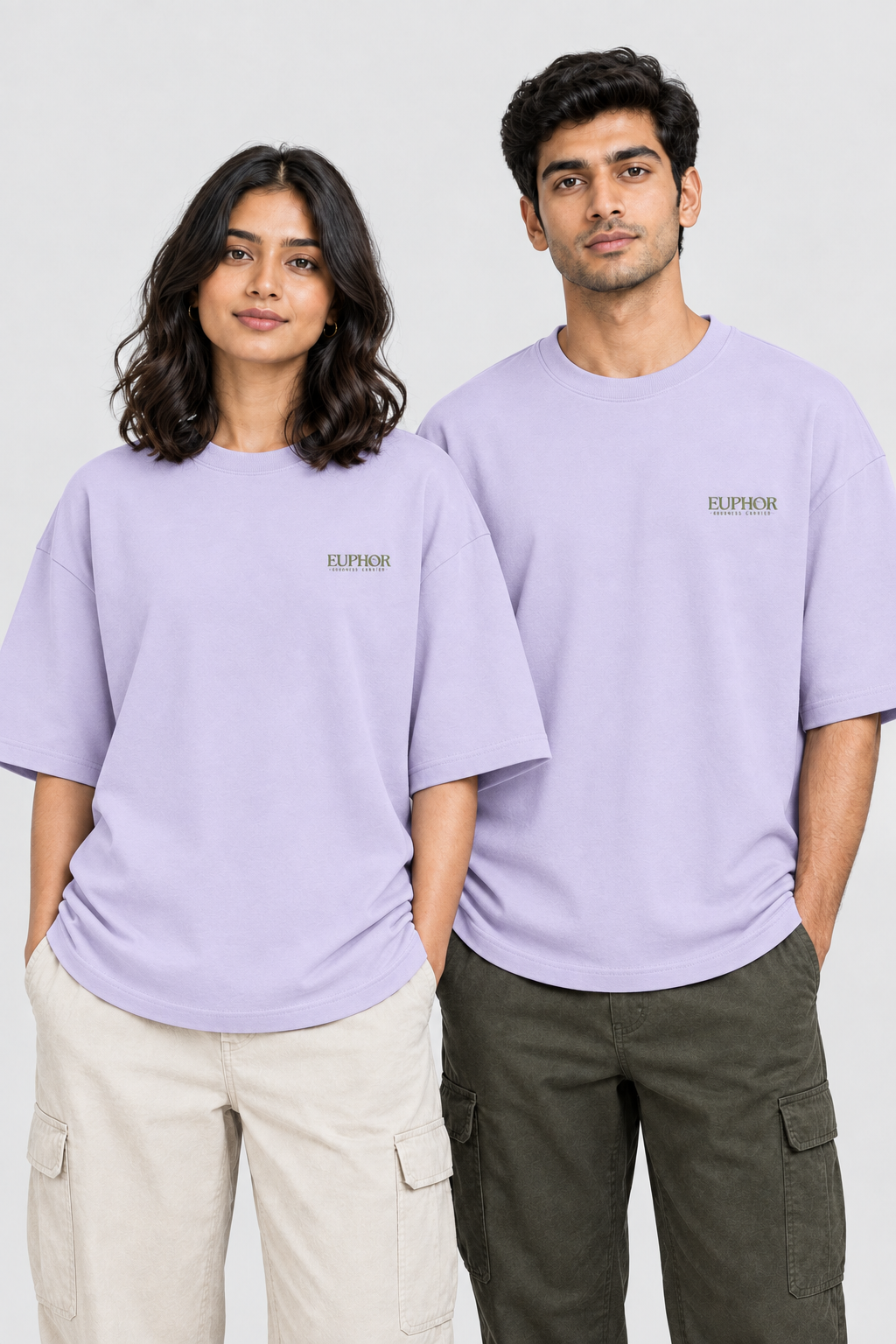 Unisex Frottee Oversized T-Shirt – Stickerei: Signature