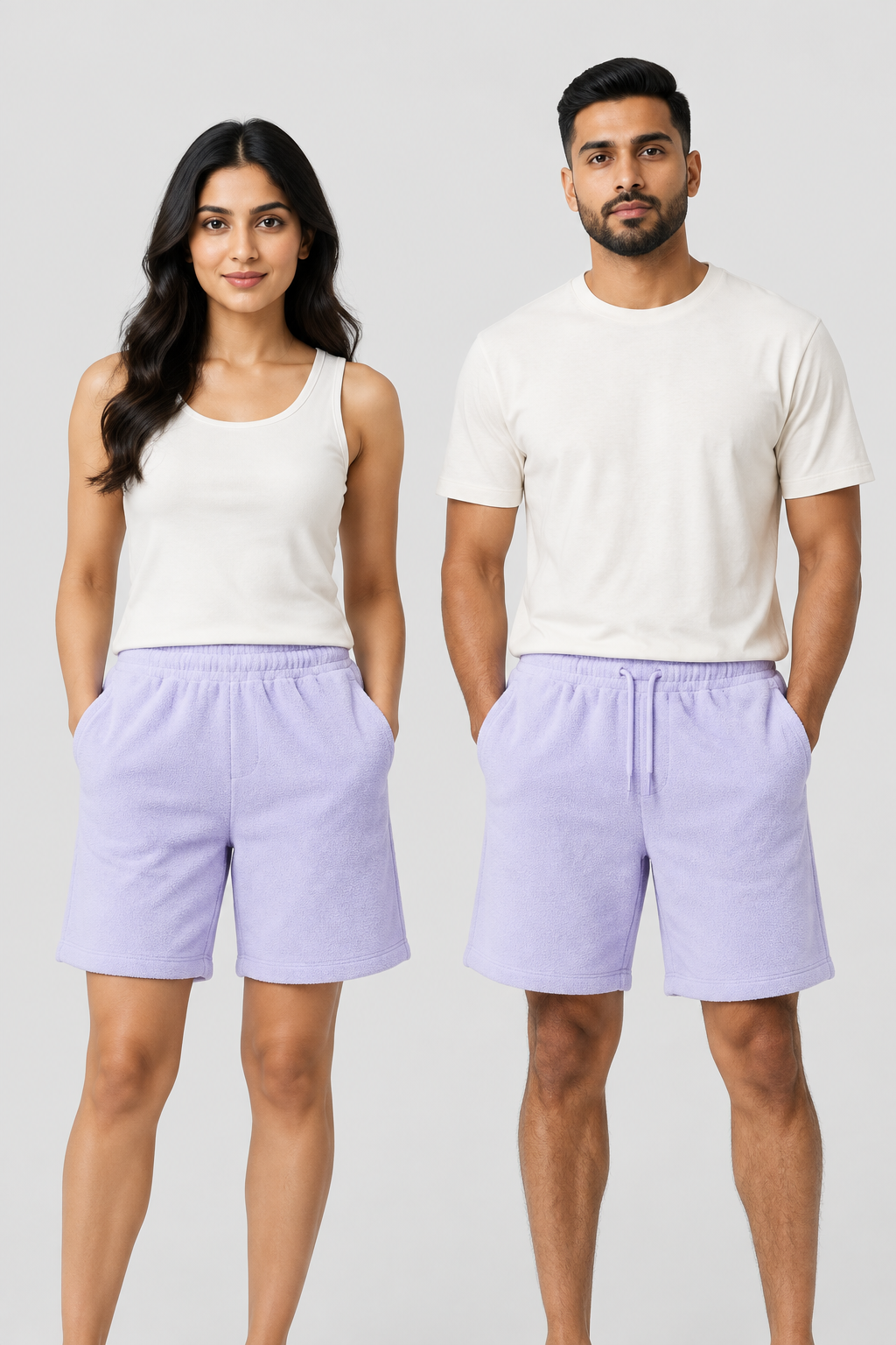 Herren-Frottee-Shorts
