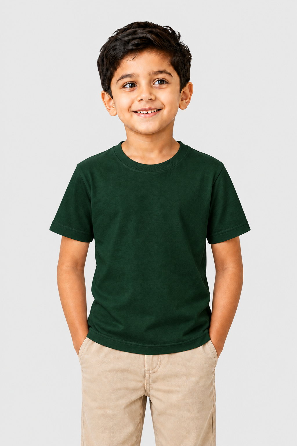 Boy's Crew Neck T-Shirt (7-11)Yrs - Personalized