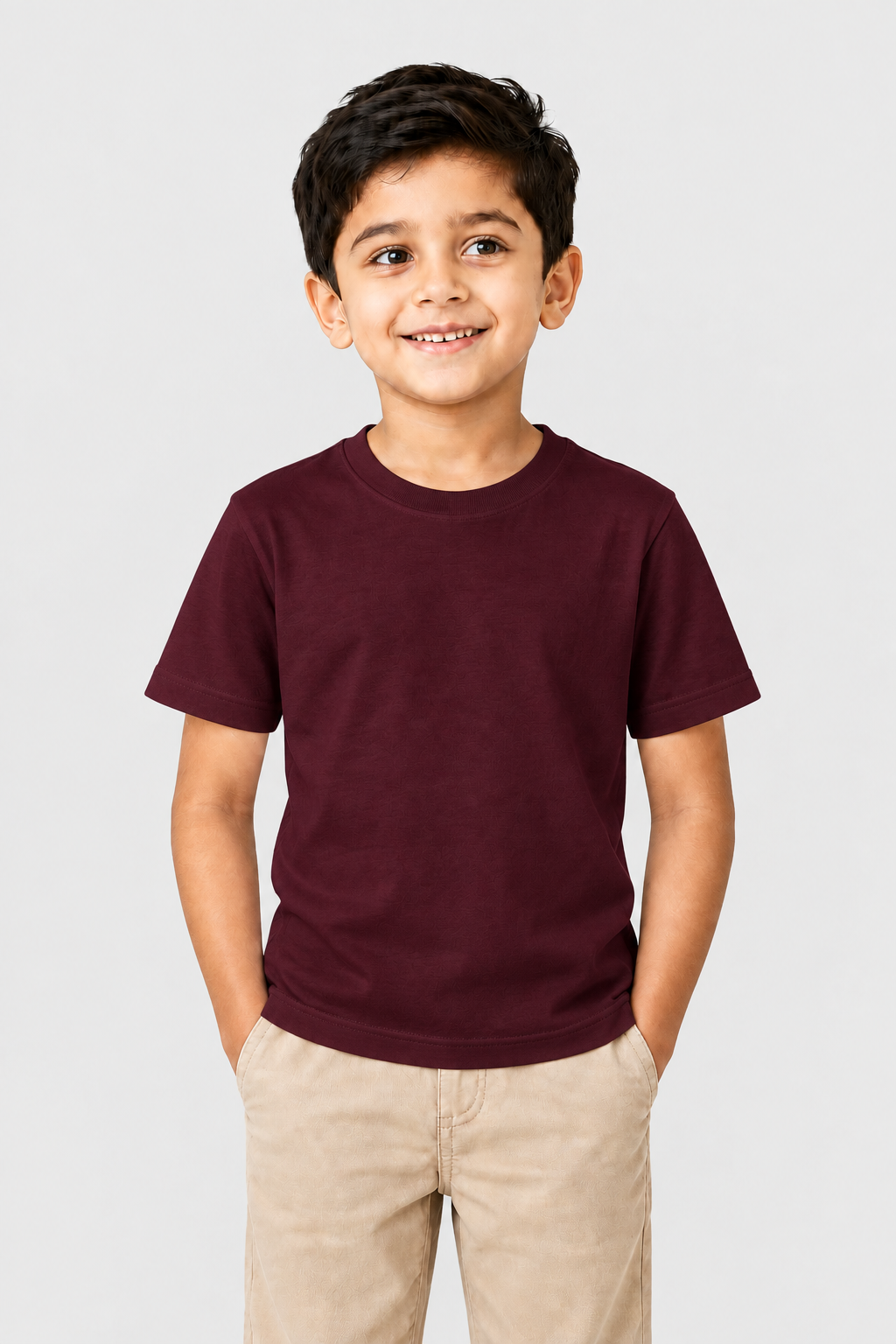 Boy's Crew Neck T-Shirt (7-11)Yrs - Personalized