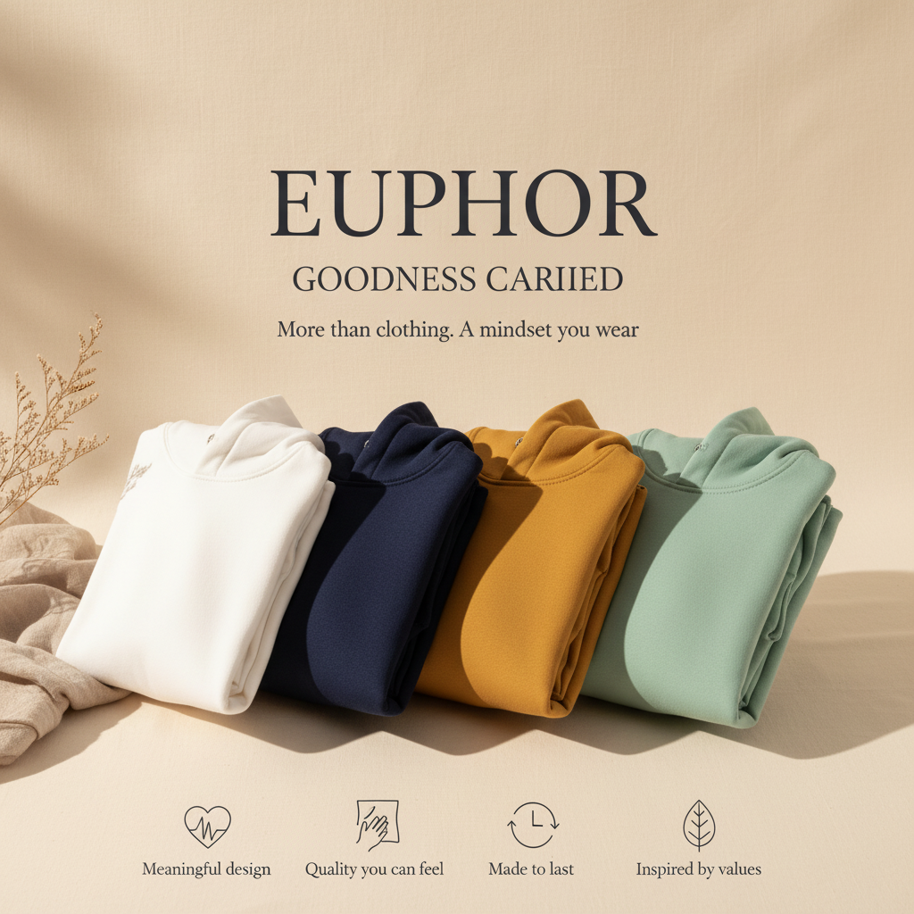 EUPHOR — Unisex Hoodie Folded Style Banner