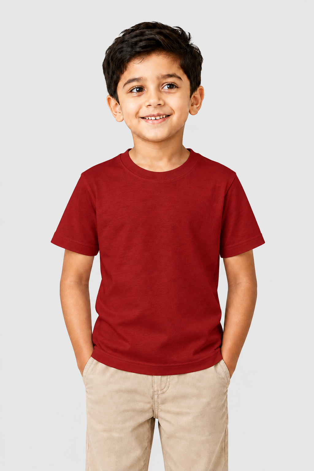 Boy's Crew Neck T-Shirt (7-11)Yrs - Personalized