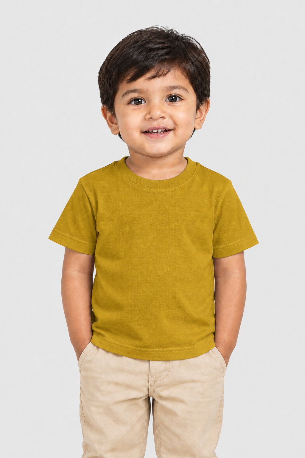 Boy's Crew Neck T-Shirt (0–47 Months) - Personalized