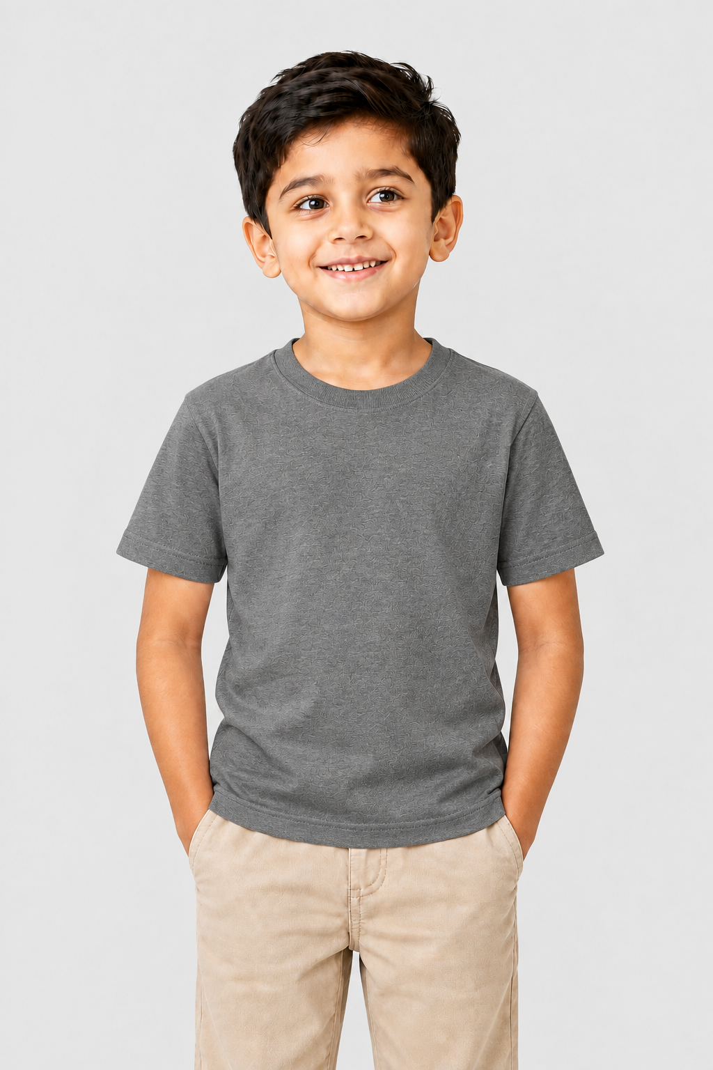 Boy's Crew Neck T-Shirt (7-11)Yrs - Personalized