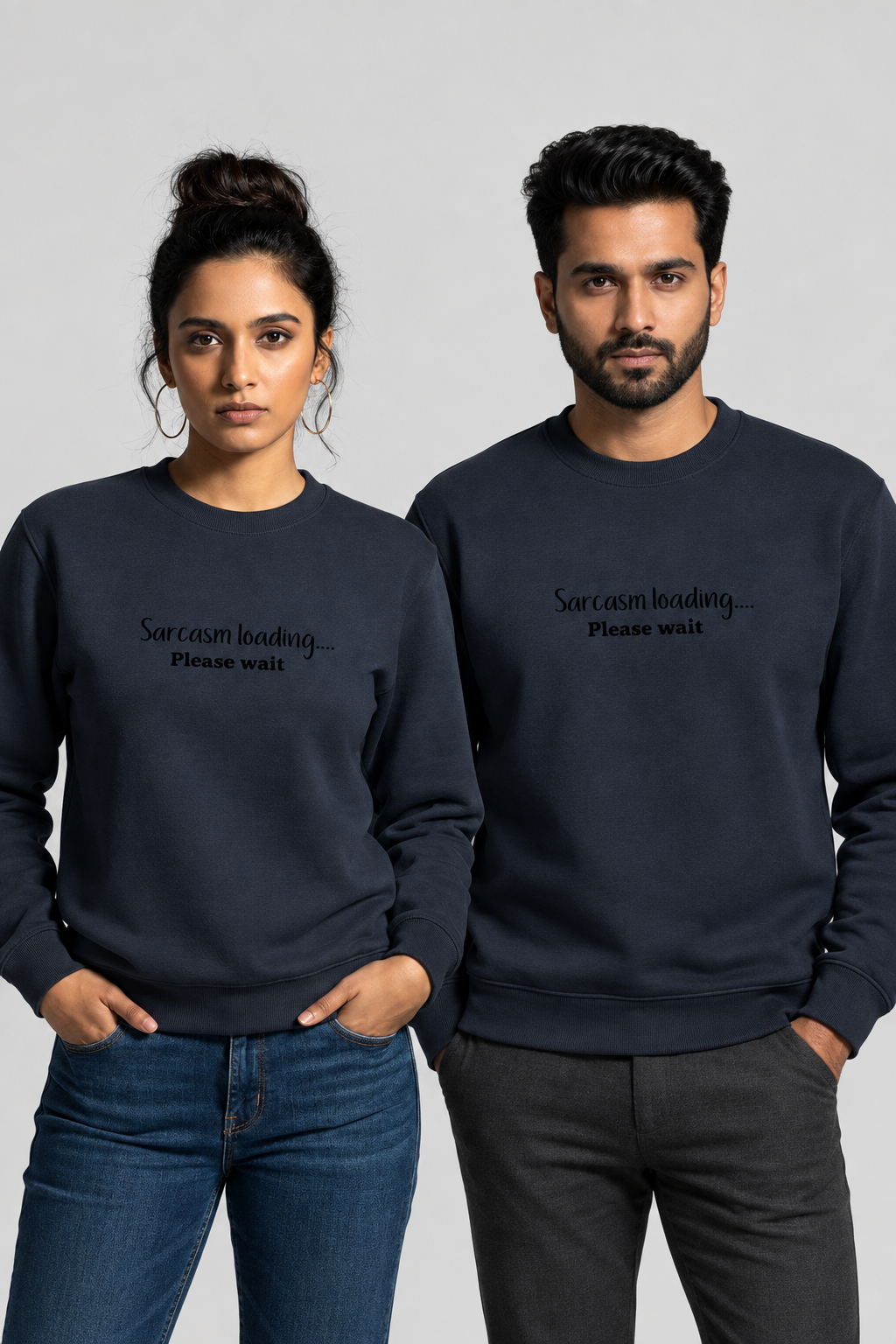 Unisex-Sweatshirt – Sarkasmus