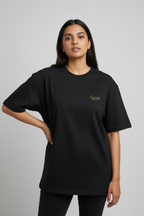 Indian Female Model - Black Courage Tee
