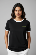 Indian Female Model - Black White Believe Ringer