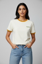 Indian Female Model - Mustard Yellow Believe Ringer