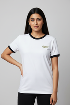 Indian Female Model - White Black Courage Ringer