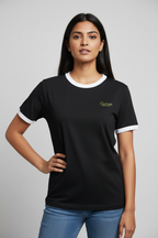 Indian Female Model - White Black Courage Ringer