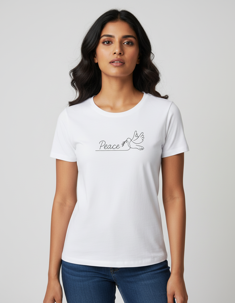 Indian woman - Arms at sides