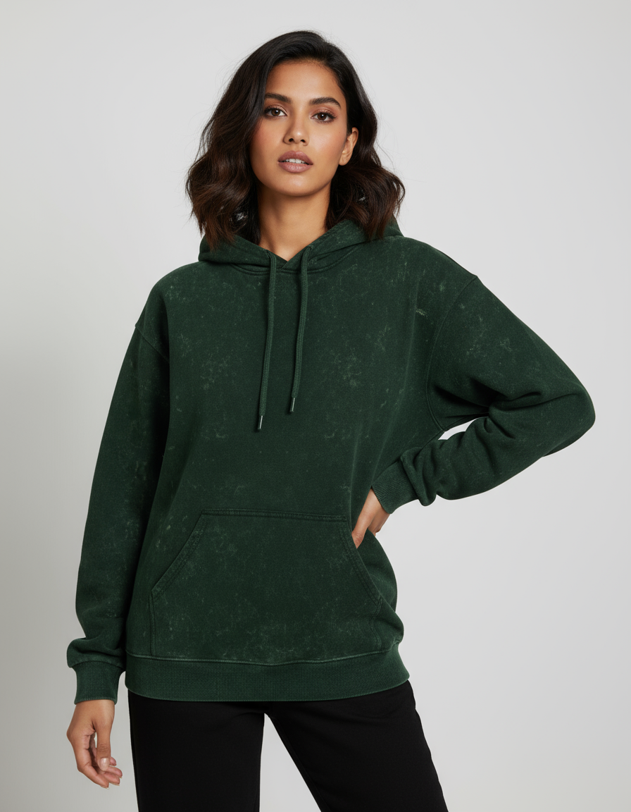 Model 2 - Age 27, angular face, high cheekbones, wavy shoulder-length hair