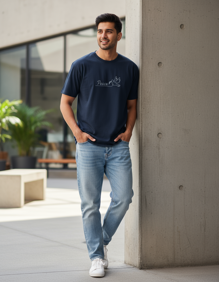 Peace Symbol T-Shirt Lifestyle Image