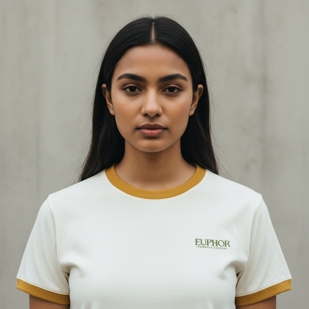 Ringer Tee c_69 - Female Closeup
